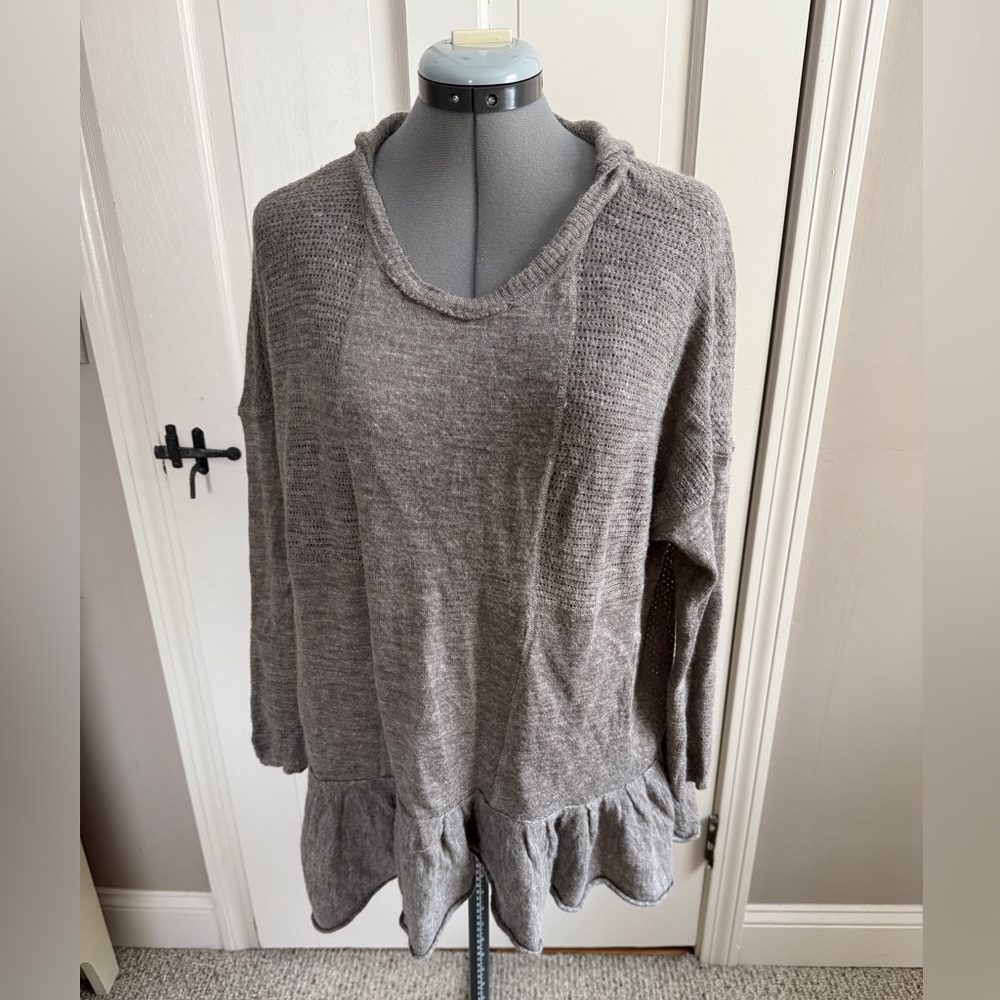 Free People Boho Hooded Sweater
